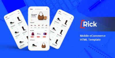 Rick - Bootstrap Mobile eCommerce HTML Template