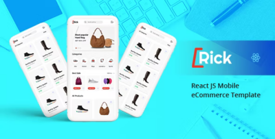 Rick - Bootstrap Mobile React JS eCommerce Template