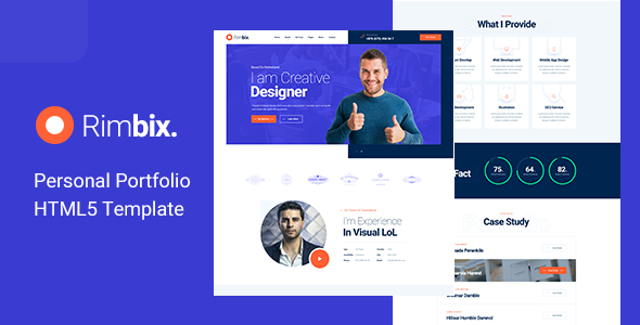 Rimbix - One Page Personal Portfolio HTML5 Template Rimbix - One Page Personal Portfolio HTML5 Template