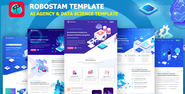 Robostam - IT Company & Technology Startup Template Robostam - IT Company & Technology Startup Template