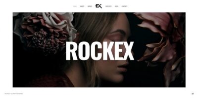 Rockex - One Page Portfolio Template
