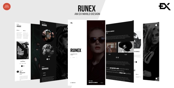 Runex - One Page Portfolio Template Runex - One Page Portfolio Template