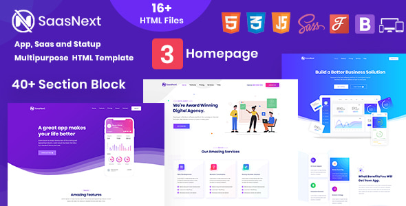 SaasNext - App, Saas and Startup Multipurpose HTML Template SaasNext - App, Saas and Startup Multipurpose HTML Template
