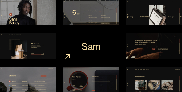 SamBailey - Personal CV/Resume HTML Template SamBailey - Personal CV/Resume HTML Template