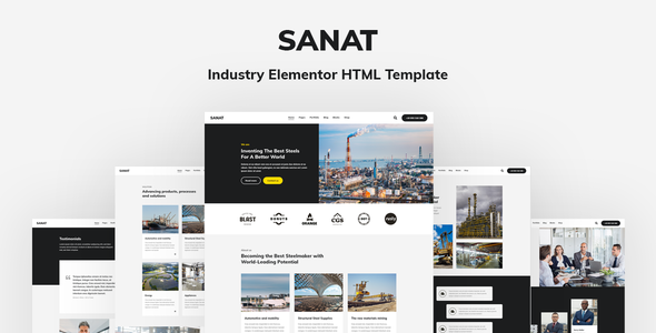 Sanat - Industry HTML Template Sanat - Industry HTML Template