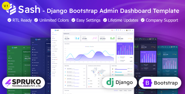 Sash - Django Admin & Dashboard Template Sash - Django Admin & Dashboard Template