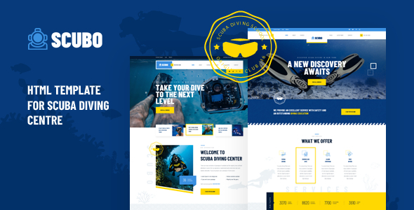 Scubo - HTML Template For Scuba Diving Centre Scubo - HTML Template For Scuba Diving Centre