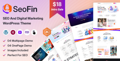 Seofin - SEO And Digital Marketing Agency WordPress Theme