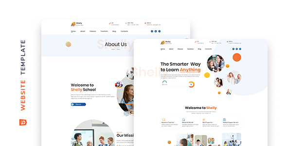 Shelly - School Website Template Shelly - School Website Template