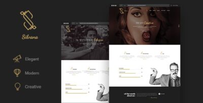 Silvana - Creative Onepage Agency Template