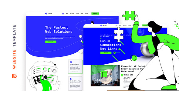 Sitech - SaaS Company Website Template Sitech - SaaS Company Website Template