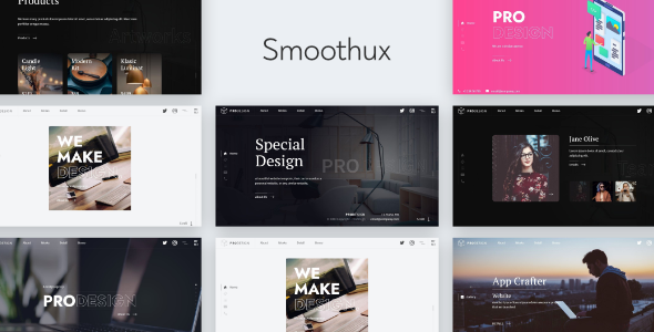 Smoothux - Creative Portfolio Website Template Smoothux - Creative Portfolio Website Template