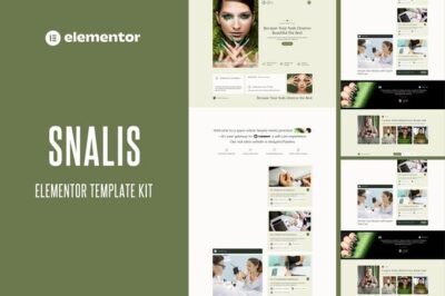 Snalis - Nail Salon & Beauty Care Elementor Template Kit