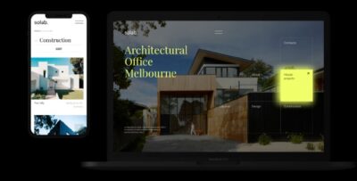 Solab -  Minimalistic Template for Architectural Agency