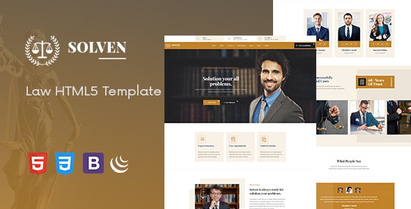 Solven - Lawyer HTML5 Template Solven - Lawyer HTML5 Template