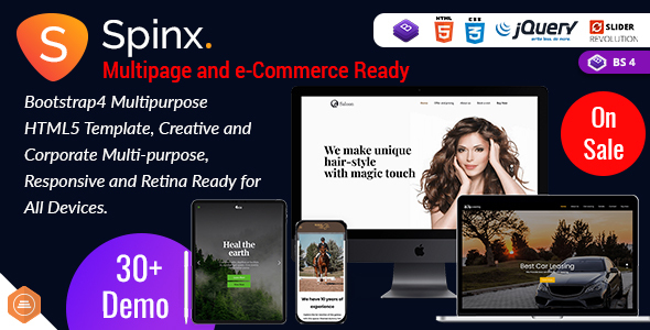 Spinx HTML - Creative Website Template Spinx HTML - Creative Website Template