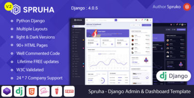 Spruha - Django Admin & Dashboard Template