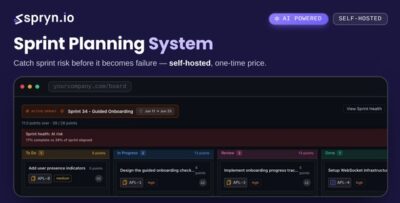 Spryn - Self-Hosted Sprint Planning Software