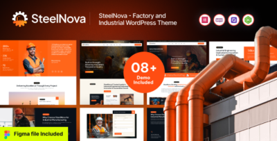 SteelNova - Modern Factory & Industrial WordPress Theme