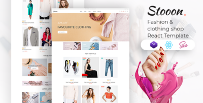 Stooon - Fashion eCommerce React JS Template