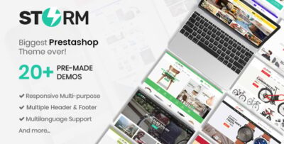 Storm - MultiStore Responsive Prestashop Theme