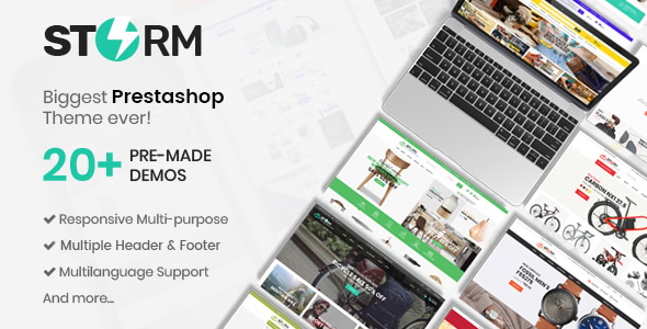 Storm - MultiStore Responsive Prestashop Theme Storm - MultiStore Responsive Prestashop Theme