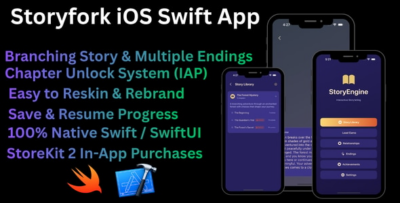StoryEngine - iOS App Visual Novel With Story Template