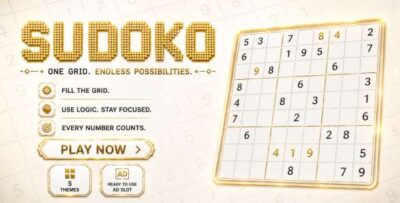 Sudoku Number Puzzle | HTML5 Game