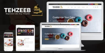 Tehzeeb - Responsive Cake Shop Template