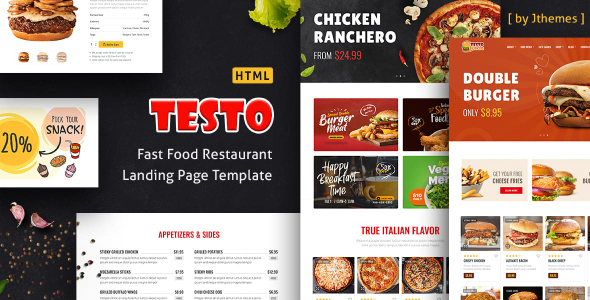 Testo - Pizza Caffe Restaurant Bootstrap 5 & 4 HTML Template Testo - Pizza Caffe Restaurant Bootstrap 5 & 4 HTML Template