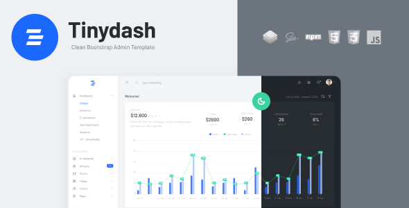 Tinydash - Bootstrap HTML Admin Dashboard Template Tinydash - Bootstrap HTML Admin Dashboard Template