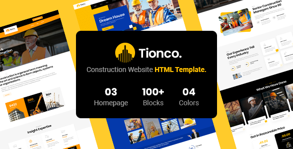 Tionco - Construction HTML5 Template Tionco - Construction HTML5 Template