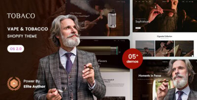Tobaco - Vape & Tobacco Shopify 2.0 Theme