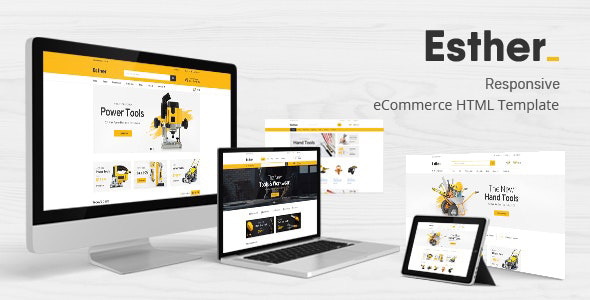 Tools & Accessories Store HTML Template - Esther Tools & Accessories Store HTML Template - Esther