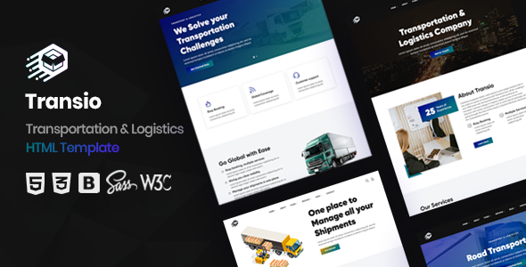 Transio - Transportation & Logistics HTML Template Transio - Transportation & Logistics HTML Template