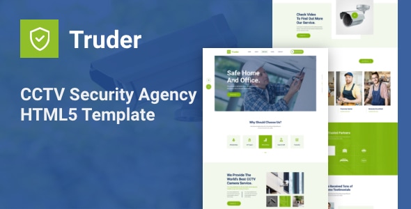 Truder - CCTV Security Service Agency HTML Template Truder - CCTV Security Service Agency HTML Template
