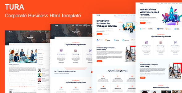 Tura - Corporate Business HTML Template Tura - Corporate Business HTML Template