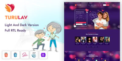 TuruLav - Dating Social Network Template