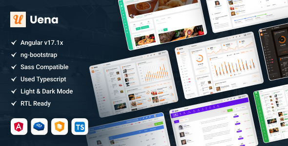 Uena - Restaurant Food Angular 17 Admin Dashboard Template Uena - Restaurant Food Angular 17 Admin Dashboard Template
