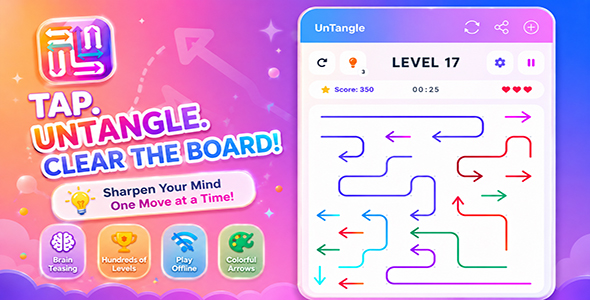 UnTangle - Android Puzzle Game Template with AdMob UnTangle - Android Puzzle Game Template with AdMob