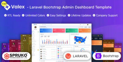 Valex - Laravel Bootstrap Admin Dashboard Template