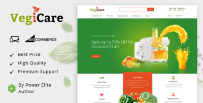VegiCare - Multipurpose Stencil BigCommerce Theme