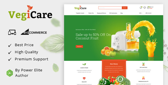 VegiCare - Multipurpose Stencil BigCommerce Theme VegiCare - Multipurpose Stencil BigCommerce Theme