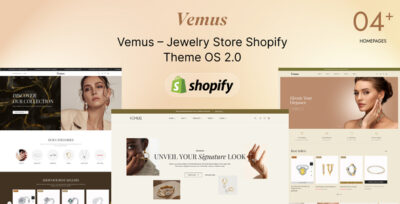 Vemus - Jewelry Store Shopify Theme OS 2.0