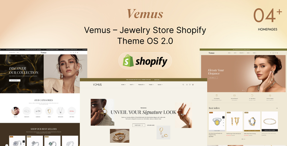 Vemus - Jewelry Store Shopify Theme OS 2.0 Vemus - Jewelry Store Shopify Theme OS 2.0