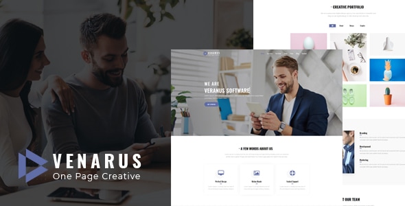 Veranus - One Page HTML Template Veranus - One Page HTML Template