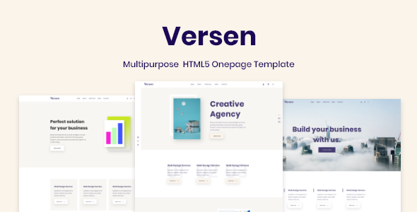 Versen - Multipurpose HTML5 Onepage Template Versen - Multipurpose HTML5 Onepage Template