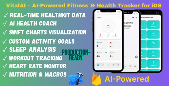 VitalAI - Fitness | iOS Mobile App VitalAI - Fitness | iOS Mobile App