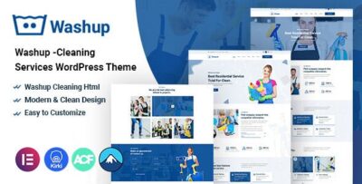 Washup - Cleaning Services WordPress Theme