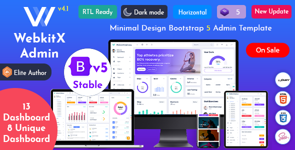 WebkitX Admin - Bootstrap 5 Admin Dashboard Template & User Interface WebkitX Admin - Bootstrap 5 Admin Dashboard Template & User Interface